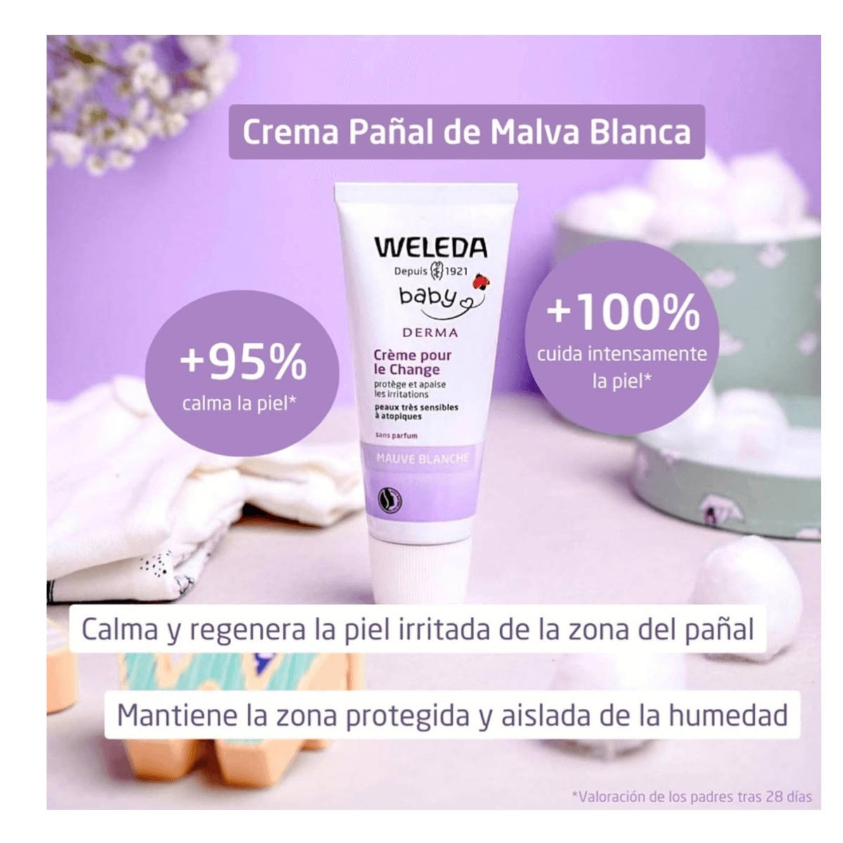 Crema Pañal de Malva Blanca 50ml Weleda