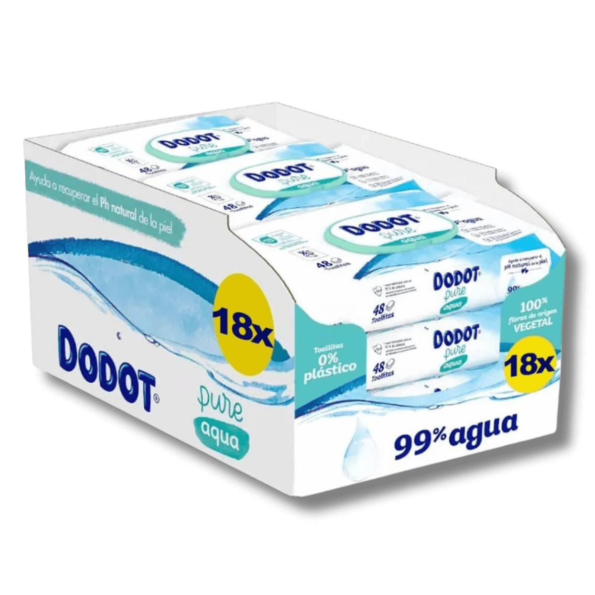 Toallitas Dodot Aqua Pure 864uds