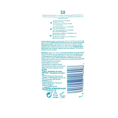 Crema Pañal Protectora 100ml Johnson`s Baby