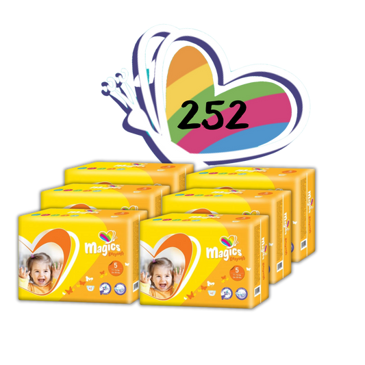 Caja de Pañales Magics EasySoft Talla 5 (11-16Kg) 252 Unds