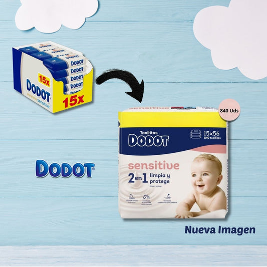 Toallitas Dodot Sensitive 840uds