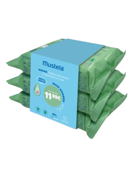 Toallitas Aguacate Bio Mustela 180uds