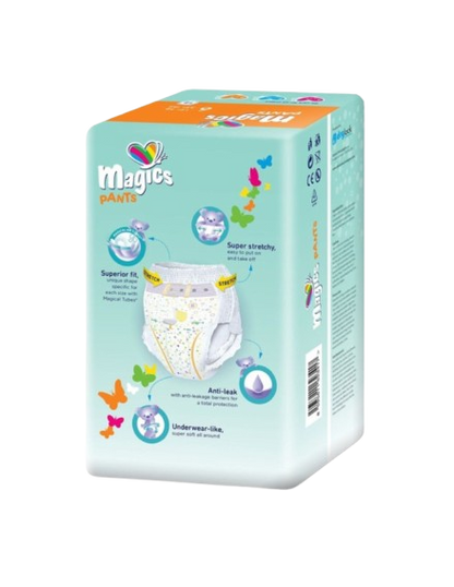 Pañal Braguita Magics Pants Talla 6 (+15Kg) 18Unds