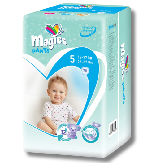 Pañal Braguita Magics Pants Talla 5 (12-17Kg) 20Unds
